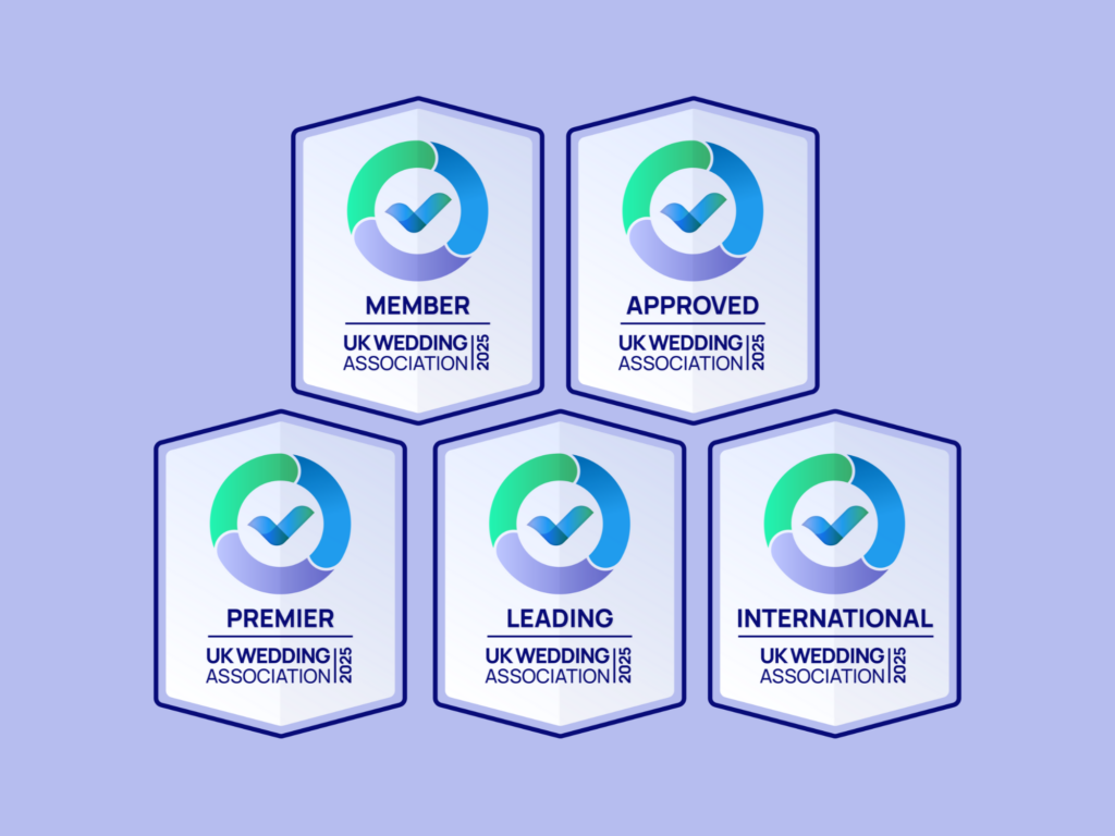 UK Wedding Association Badges