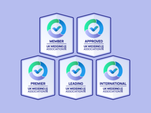 UK Wedding Association Badges